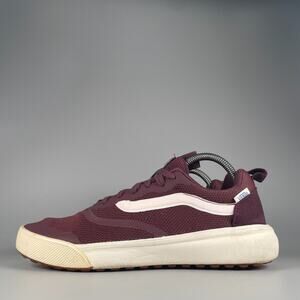 Men's 8.5 Women's 10 Vans Ultrarange Rapidweld Burgundy Sneakers Casual Shoe GUC